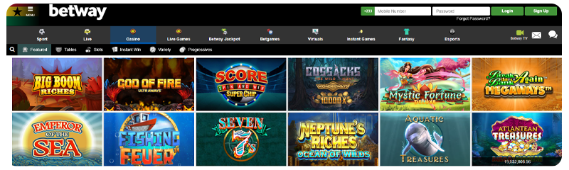 betway online casino